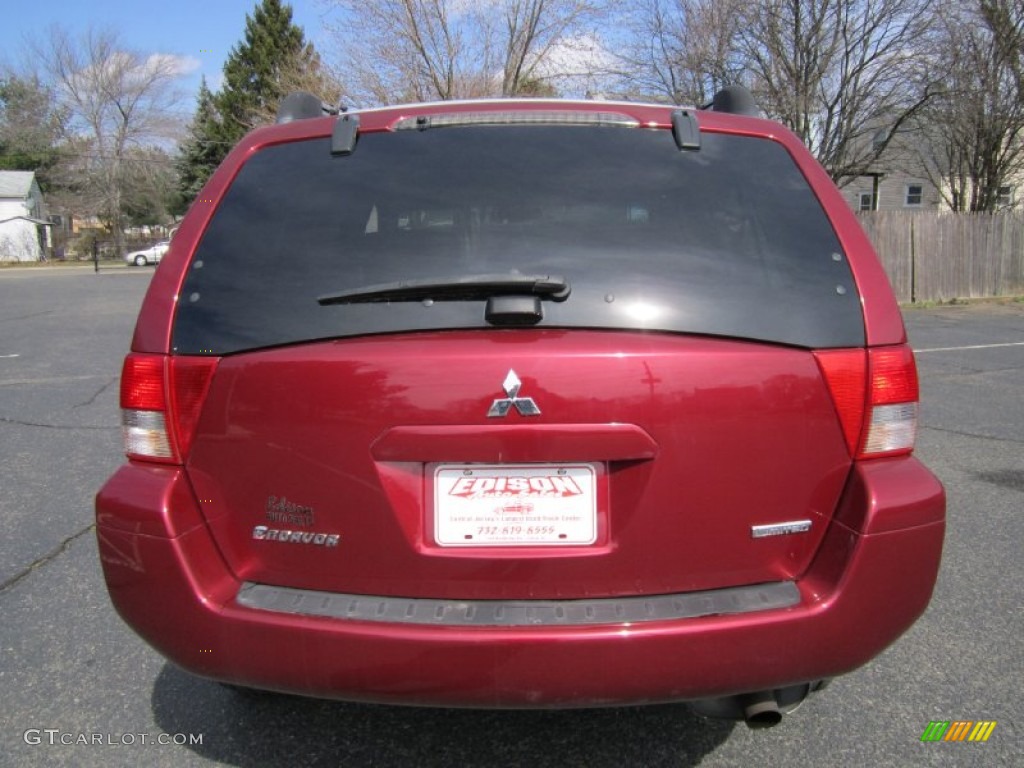 2004 Endeavor Limited AWD - Ultra Red Pearl / Charcoal Gray photo #6