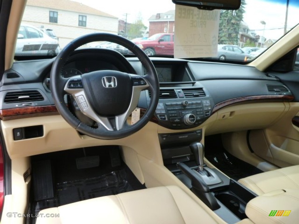 2011 Accord Crosstour EX-L 4WD - Tango Red Pearl / Ivory photo #6