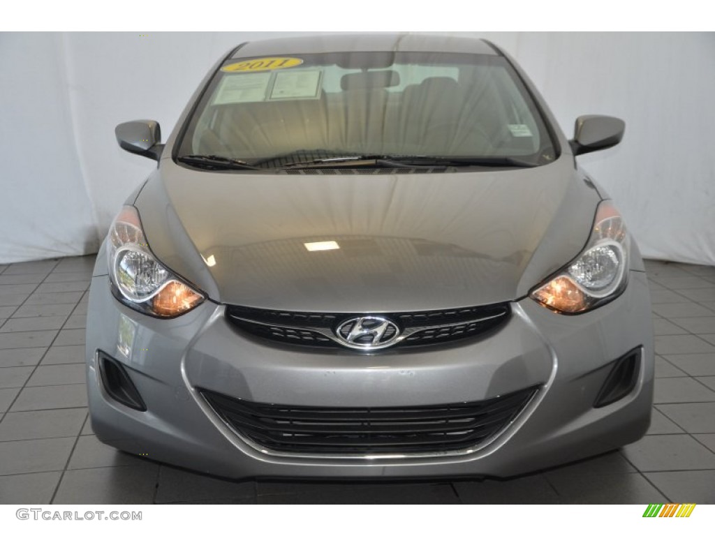 2011 Elantra GLS - Titanium Gray Metallic / Gray photo #2
