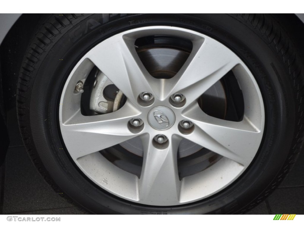 2011 Elantra GLS - Titanium Gray Metallic / Gray photo #4