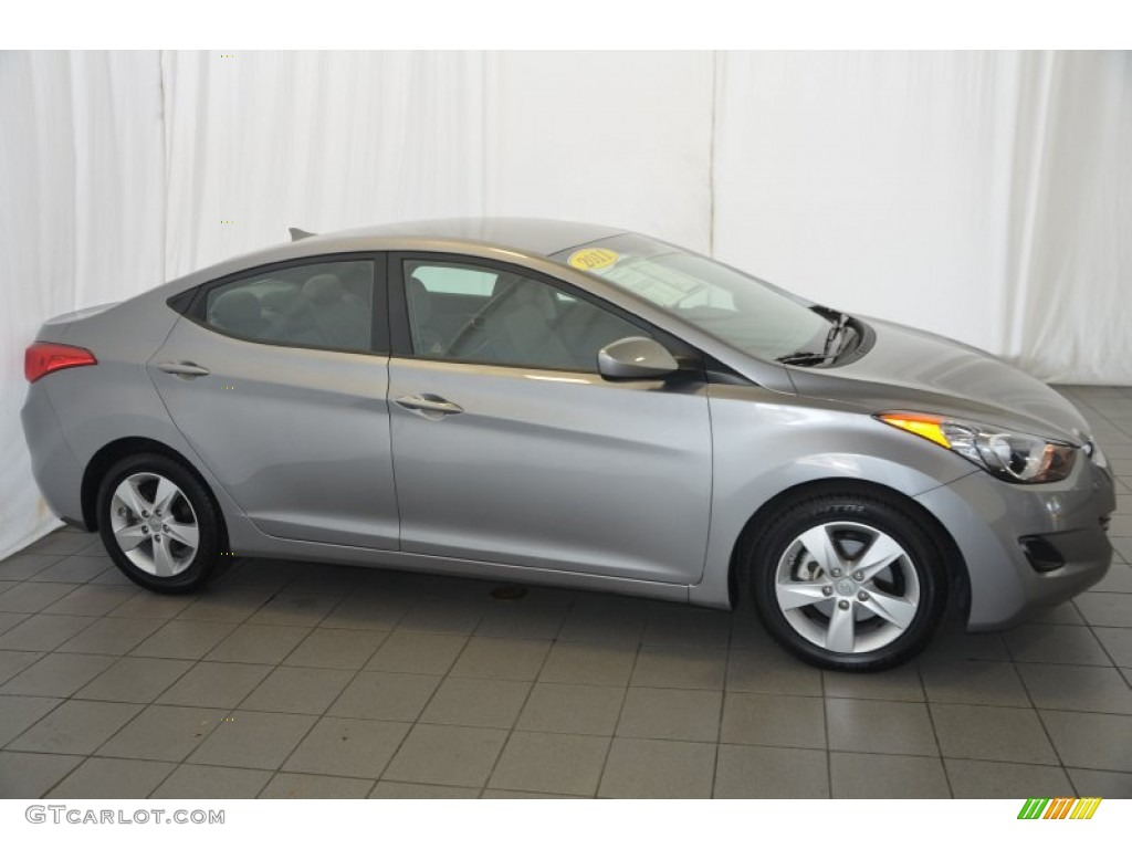 2011 Elantra GLS - Titanium Gray Metallic / Gray photo #5