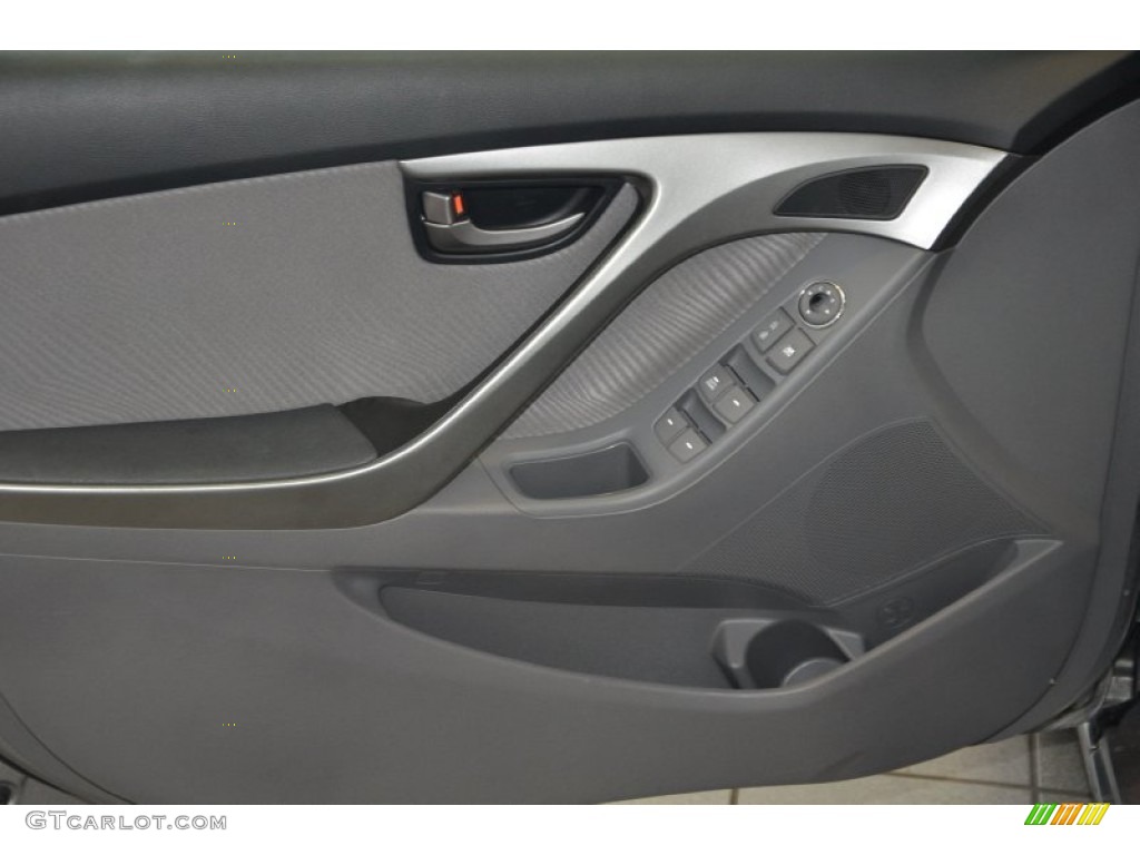 2011 Elantra GLS - Titanium Gray Metallic / Gray photo #11