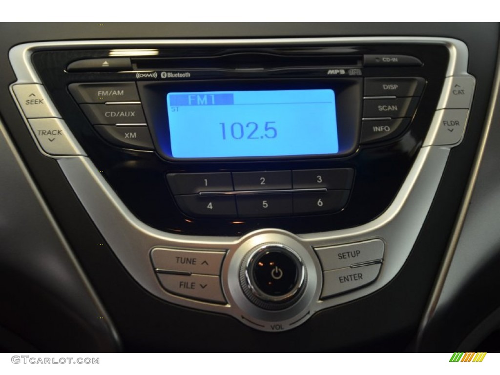 2011 Elantra GLS - Titanium Gray Metallic / Gray photo #15