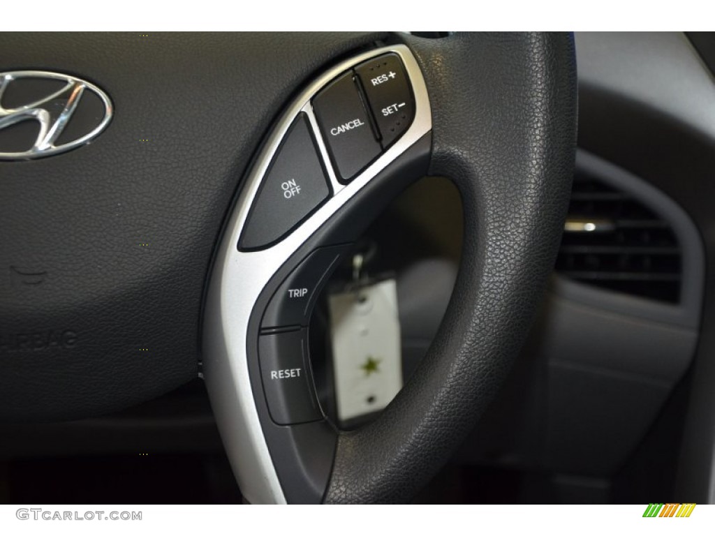 2011 Elantra GLS - Titanium Gray Metallic / Gray photo #16