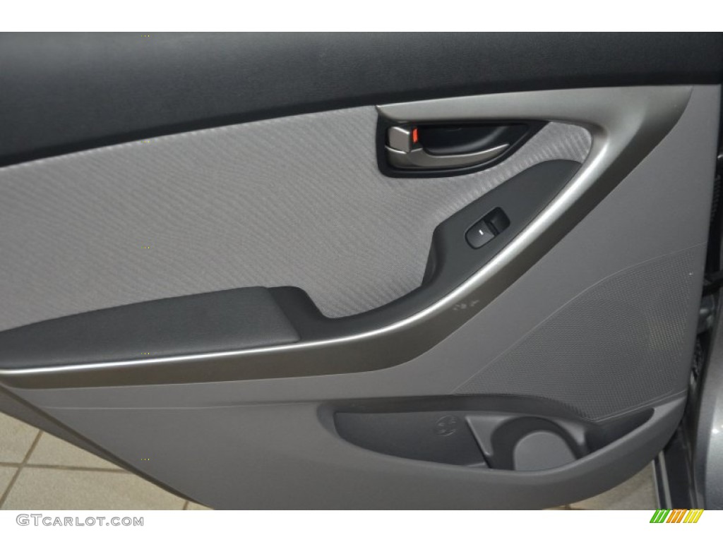2011 Elantra GLS - Titanium Gray Metallic / Gray photo #18