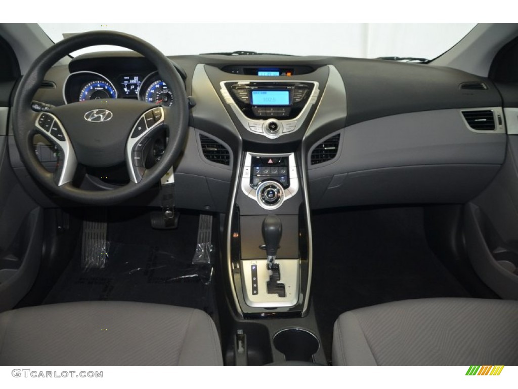 2011 Elantra GLS - Titanium Gray Metallic / Gray photo #21