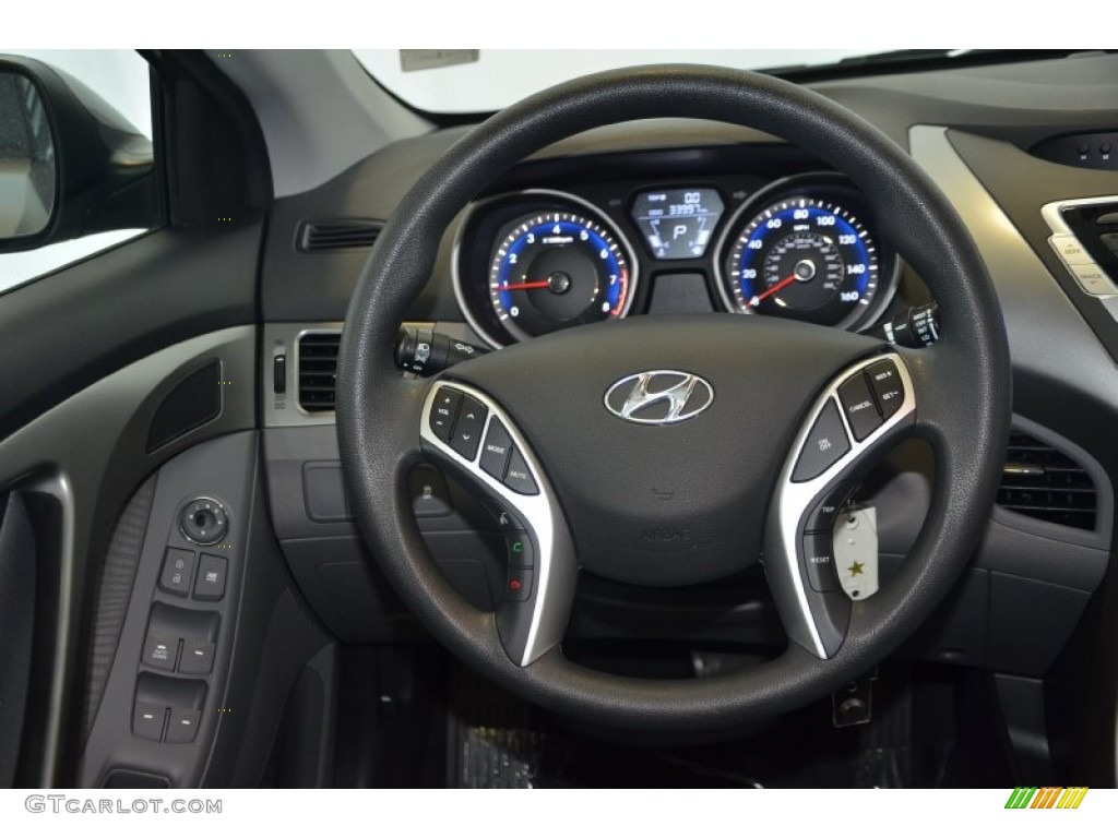 2011 Elantra GLS - Titanium Gray Metallic / Gray photo #22