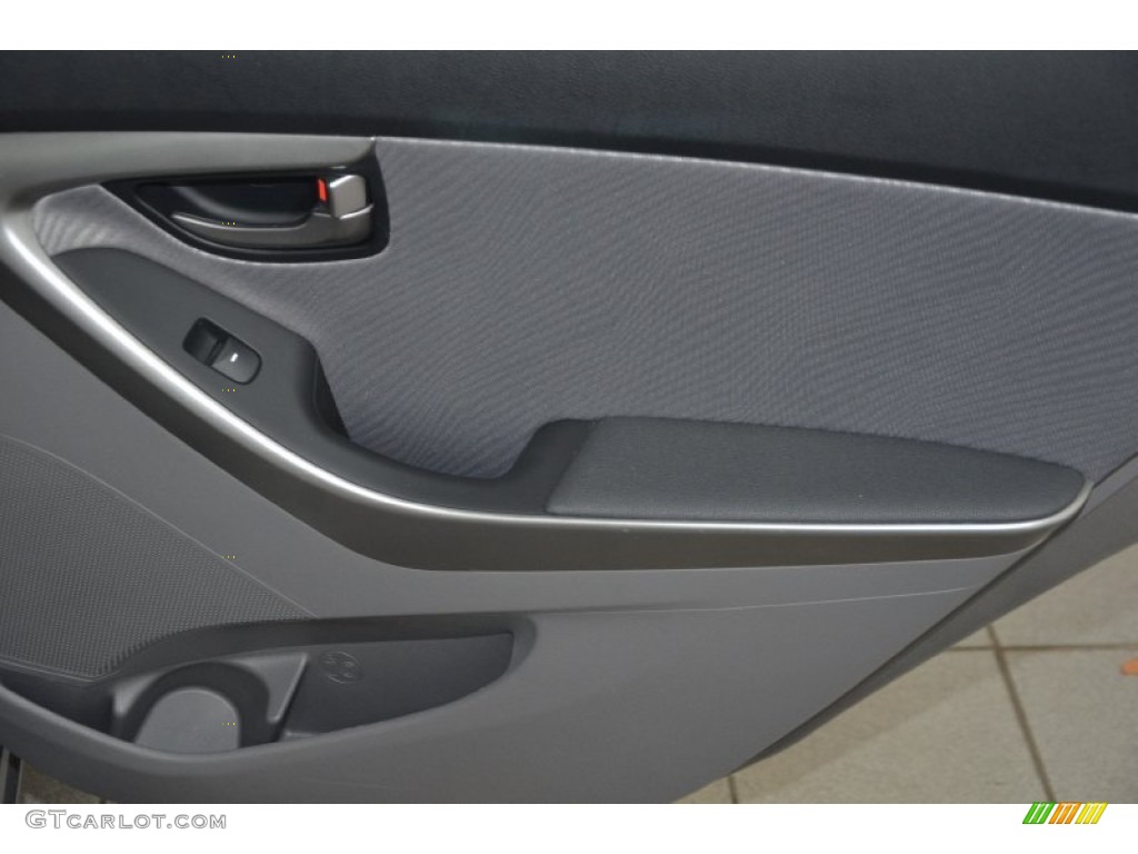 2011 Elantra GLS - Titanium Gray Metallic / Gray photo #24