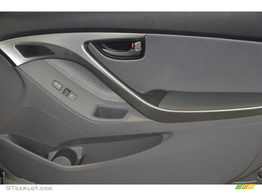 2011 Elantra GLS - Titanium Gray Metallic / Gray photo #26