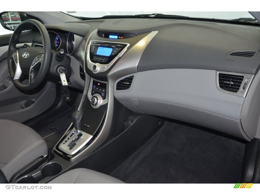 2011 Elantra GLS - Titanium Gray Metallic / Gray photo #28