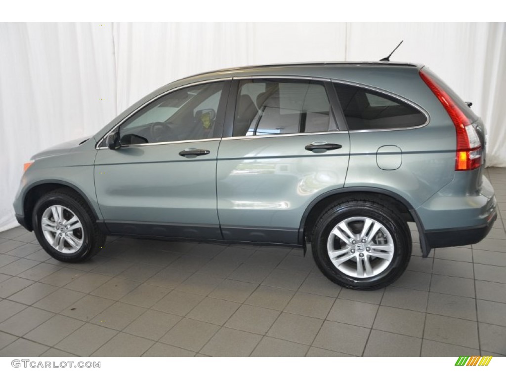 2010 CR-V EX AWD - Opal Sage Metallic / Ivory photo #10