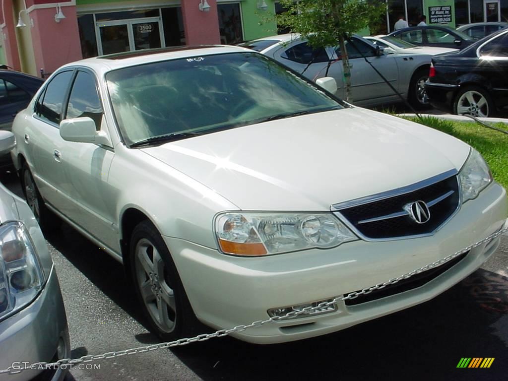 2003 TL 3.2 Type S - White Diamond Pearl / Parchment photo #4