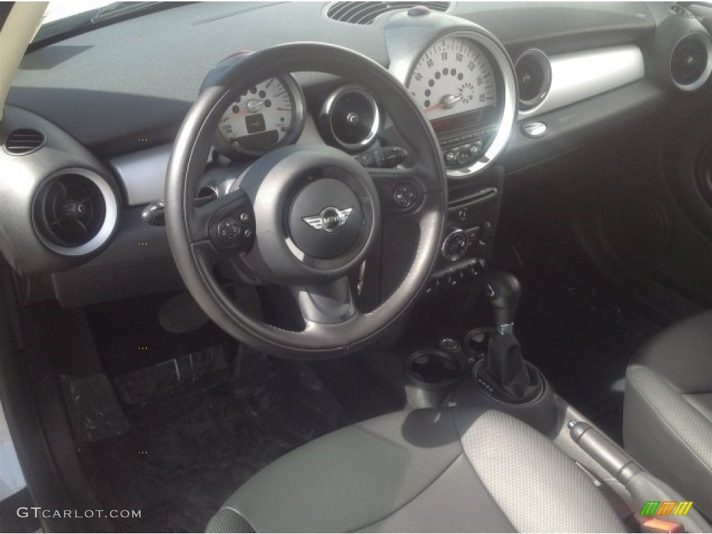 2011 Cooper Hardtop - Sparkling Silver Metallic / Carbon Black photo #9