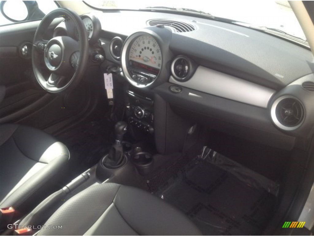 2011 Cooper Hardtop - Sparkling Silver Metallic / Carbon Black photo #12