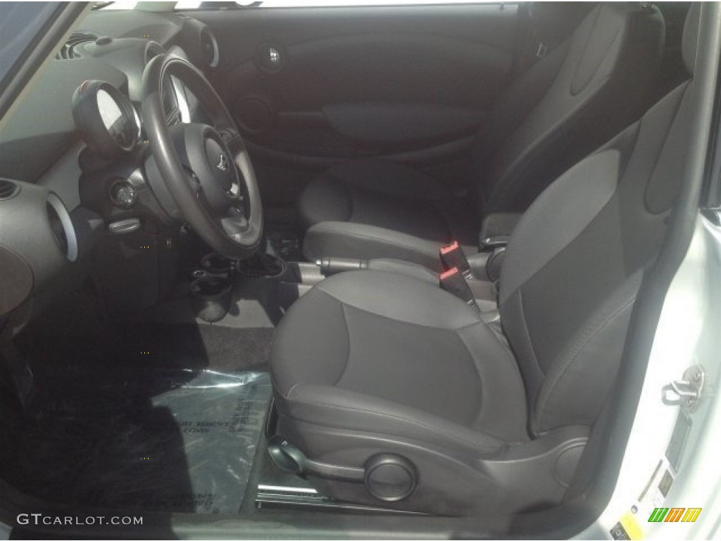 2011 Cooper Hardtop - Sparkling Silver Metallic / Carbon Black photo #14
