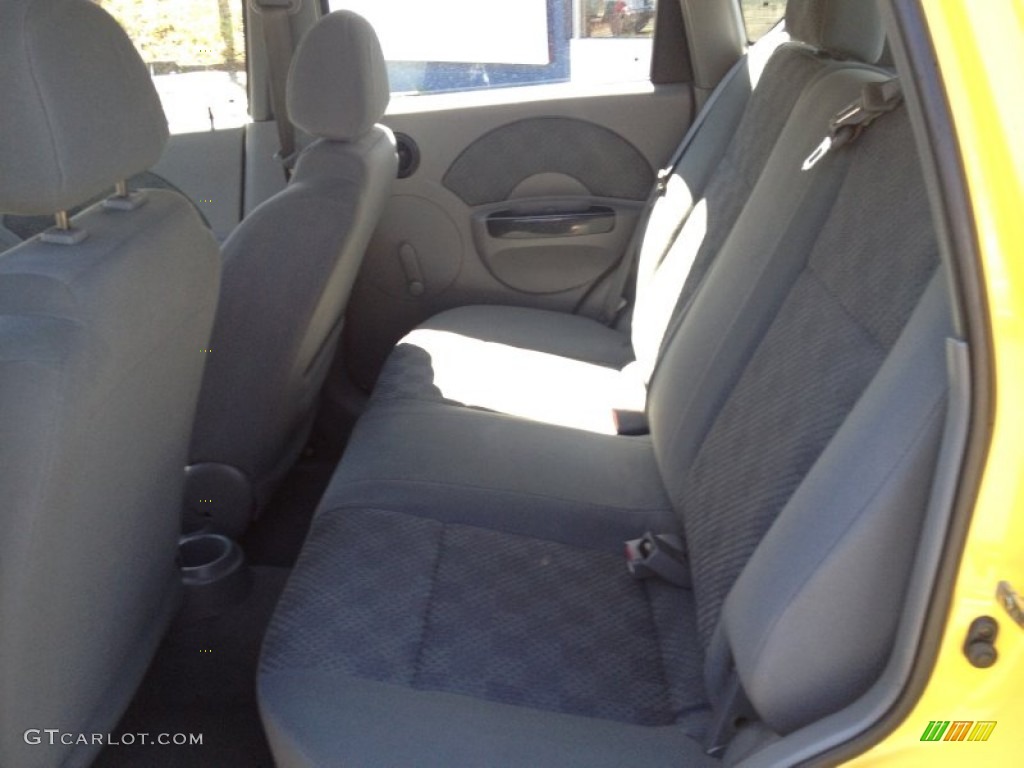 2005 Aveo LS Hatchback - Summer Yellow / Gray photo #20