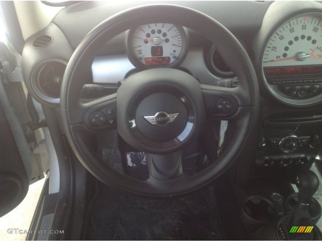 2011 Cooper Hardtop - Sparkling Silver Metallic / Carbon Black photo #25
