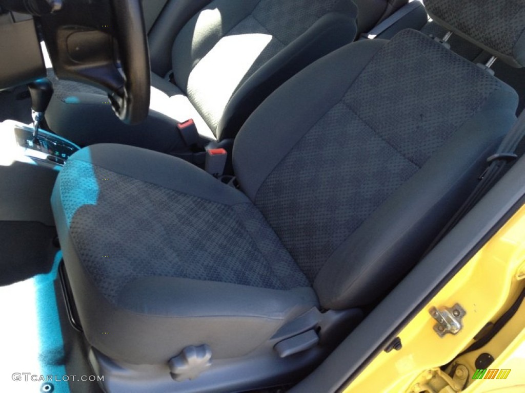 2005 Aveo LS Hatchback - Summer Yellow / Gray photo #25