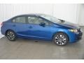 Dyno Blue Pearl - Civic EX Sedan Photo No. 4