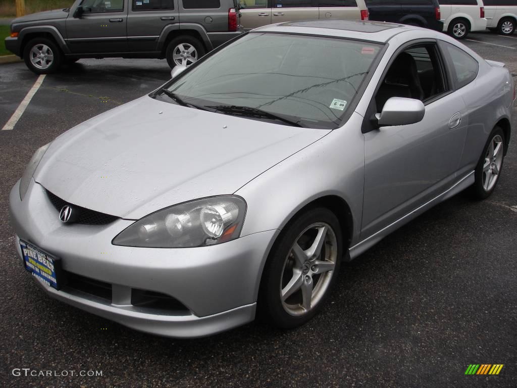 2005 RSX Type S Sports Coupe - Satin Silver Metallic / Ebony photo #1
