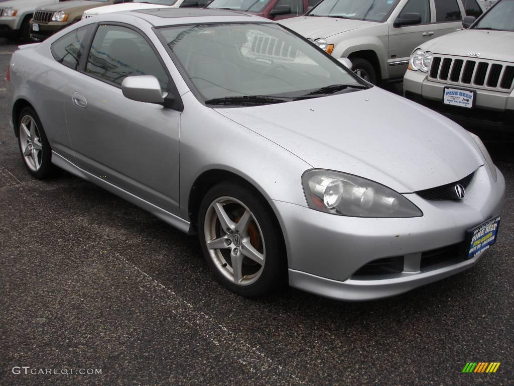 2005 RSX Type S Sports Coupe - Satin Silver Metallic / Ebony photo #2