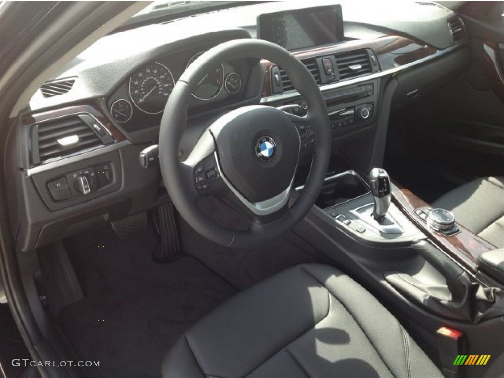 2014 3 Series 328d Sedan - Jet Black / Black photo #6