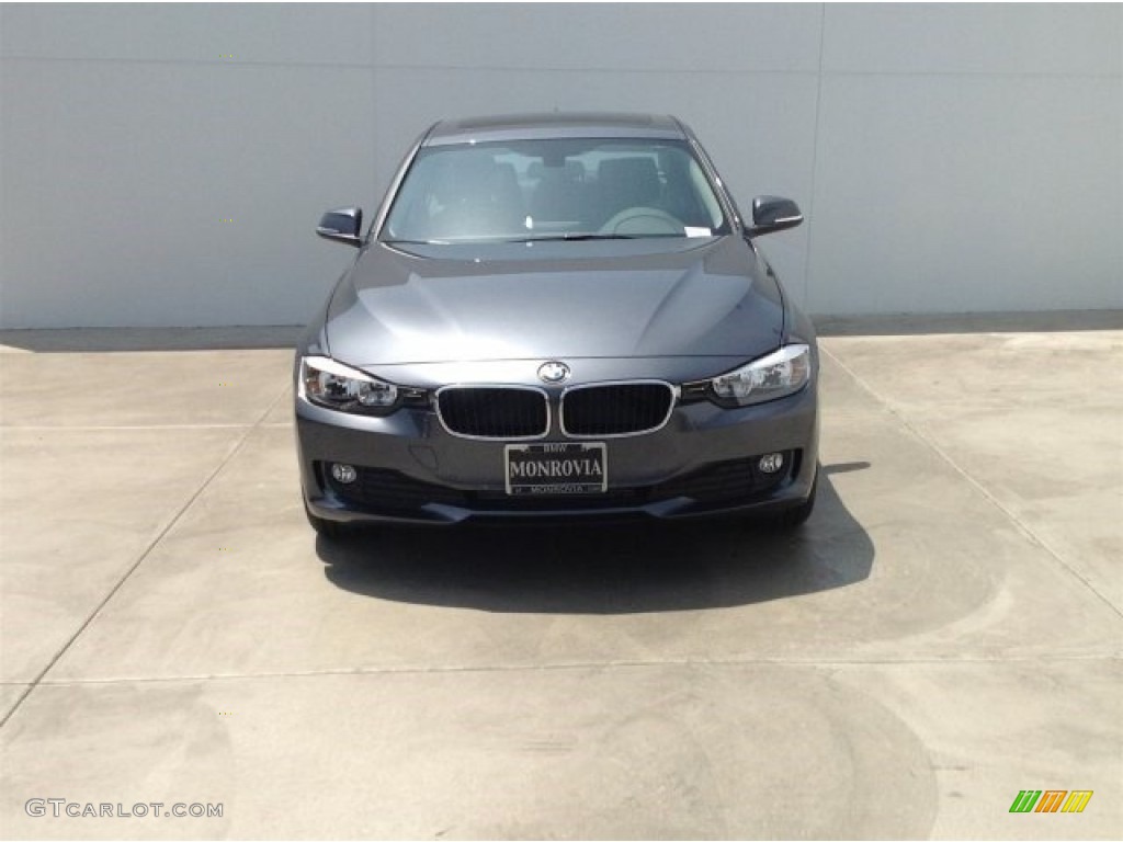 2014 3 Series 320i Sedan - Mineral Grey Metallic / Black photo #3