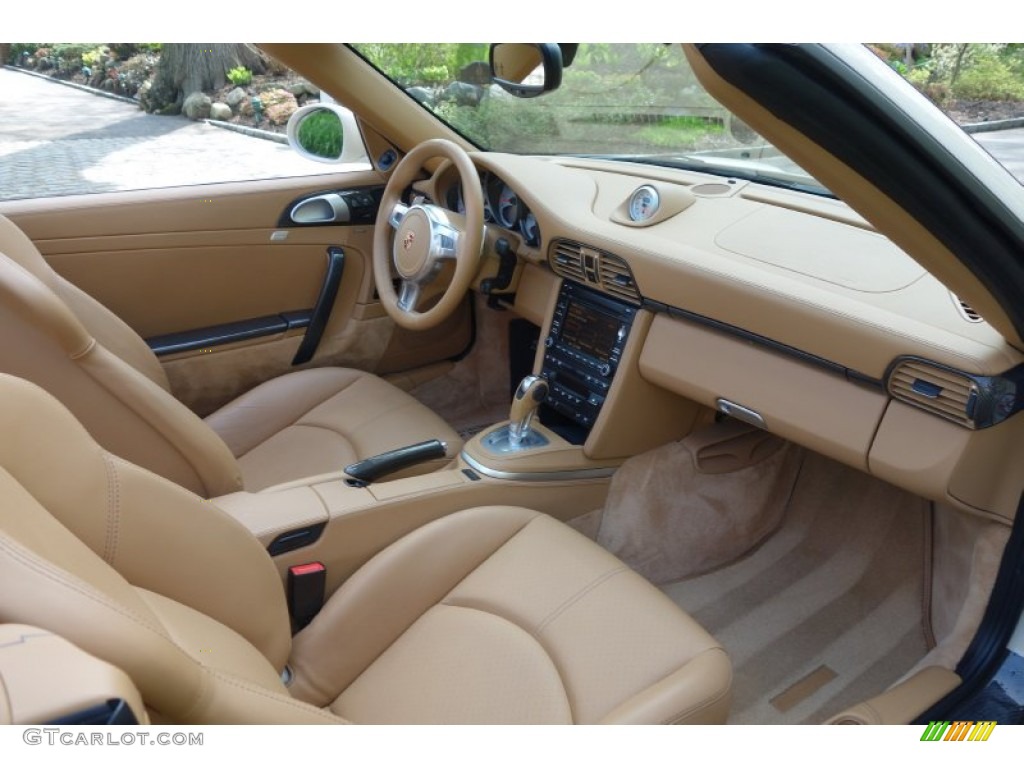 2010 911 Turbo Cabriolet - Cream White / Sand Beige photo #13