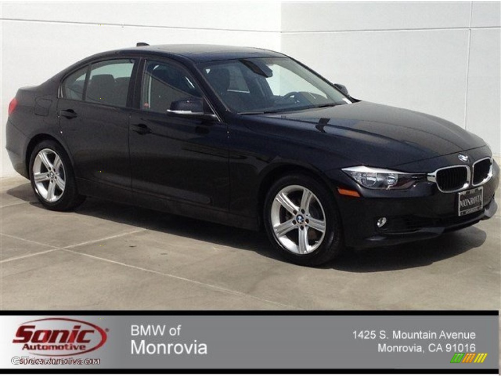 2014 3 Series 328i Sedan - Jet Black / Black photo #1