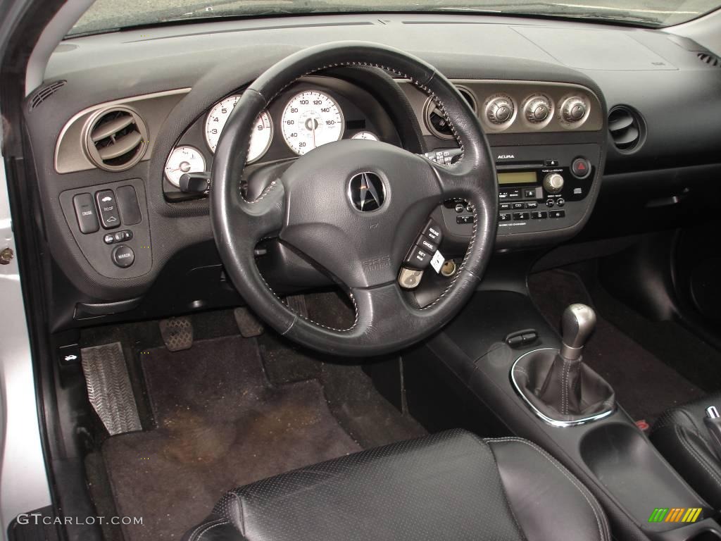 2005 RSX Type S Sports Coupe - Satin Silver Metallic / Ebony photo #9