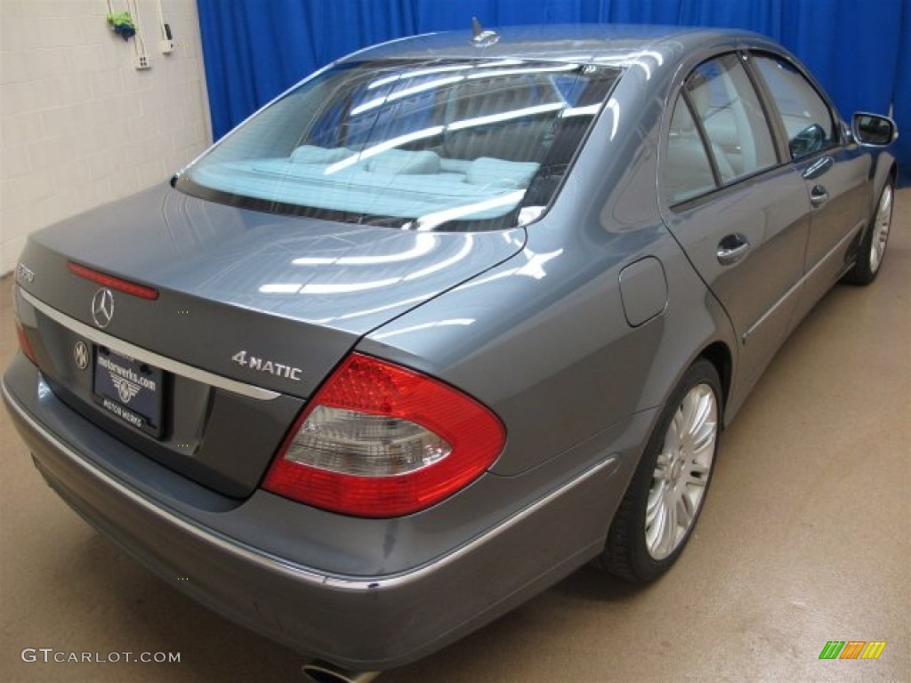 2008 E 350 4Matic Sedan - Flint Grey Metallic / Ash photo #9