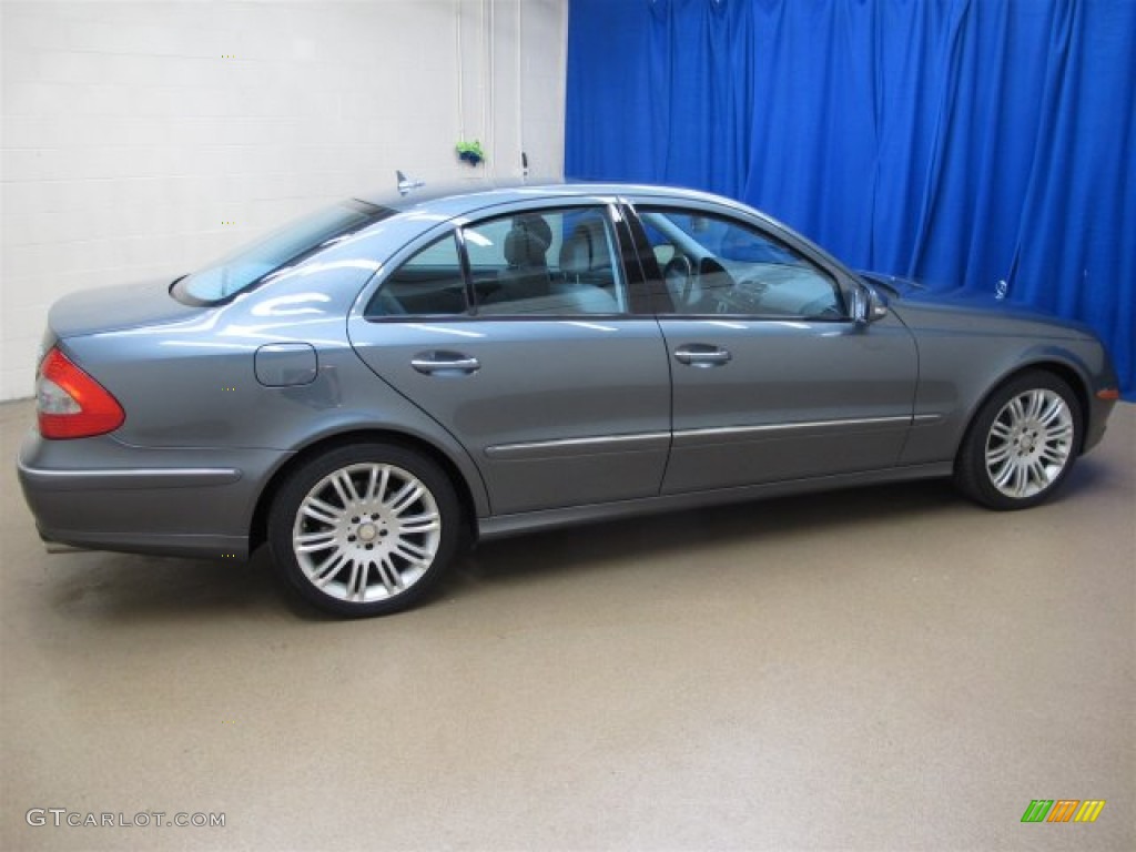 2008 E 350 4Matic Sedan - Flint Grey Metallic / Ash photo #10