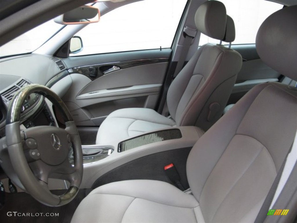 2008 E 350 4Matic Sedan - Flint Grey Metallic / Ash photo #17