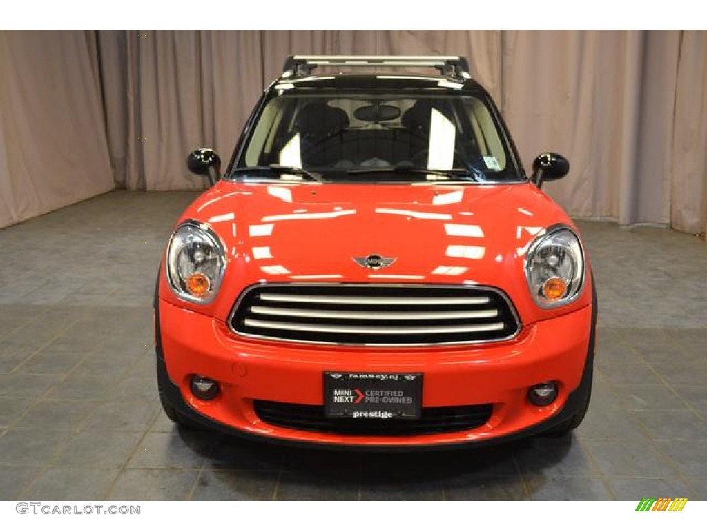 2011 Cooper Countryman - Pure Red / Carbon Black photo #3