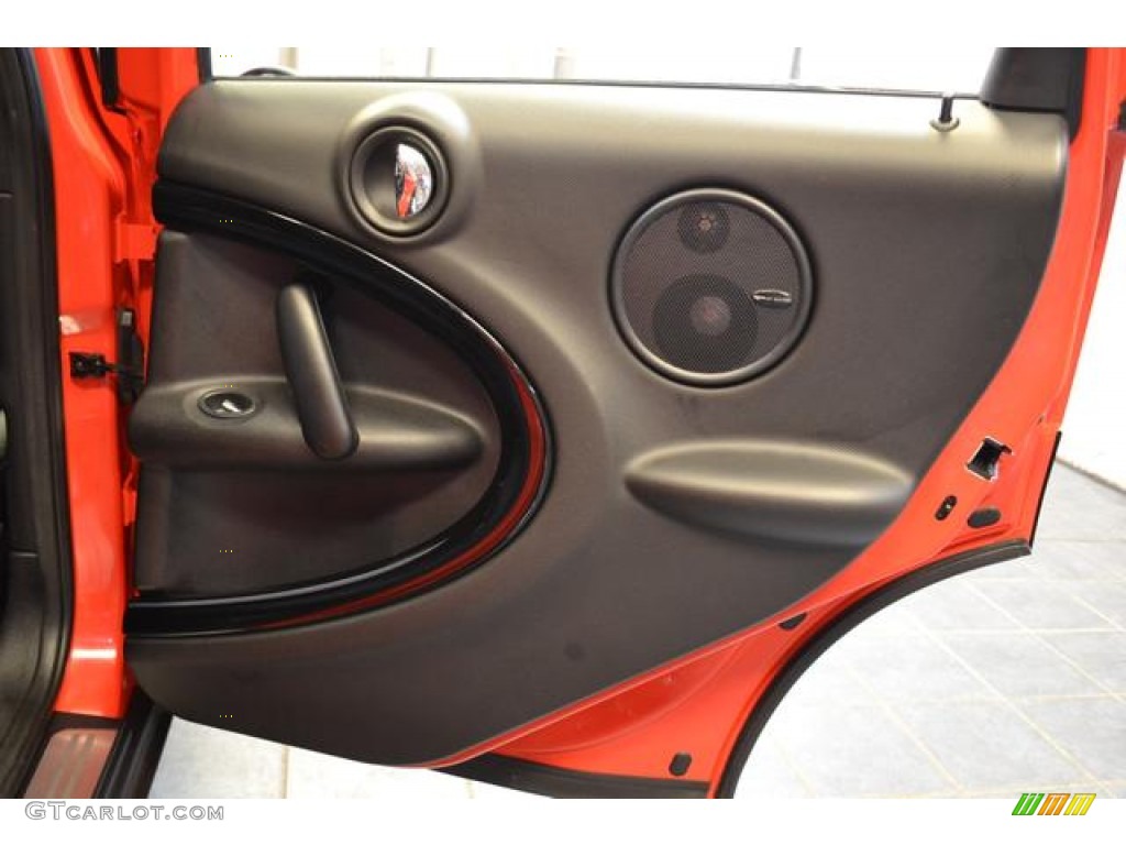 2011 Cooper Countryman - Pure Red / Carbon Black photo #15
