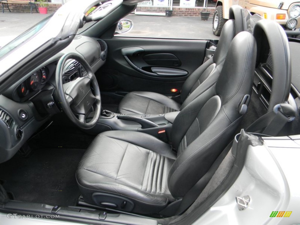 Black Interior 1999 Porsche Boxster Standard Boxster Model Photo #93400252