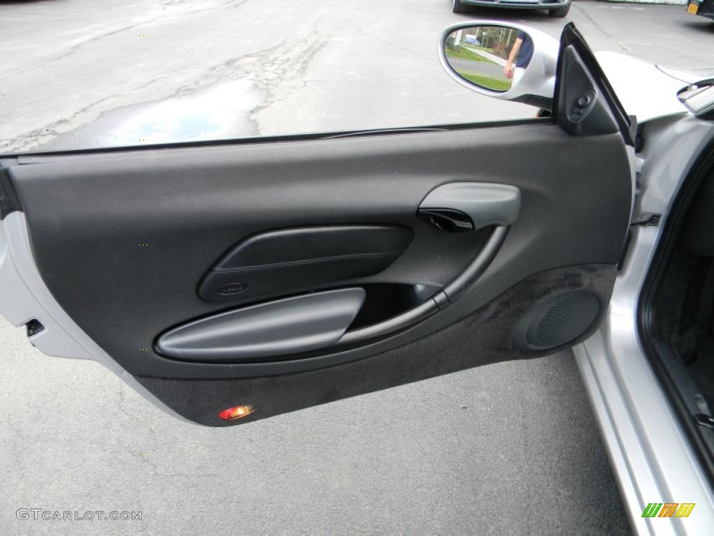 1999 Porsche Boxster Standard Boxster Model Black Door Panel Photo #93400264