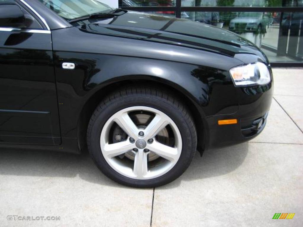 2007 A4 3.2 quattro Sedan - Brilliant Black / Beige photo #8