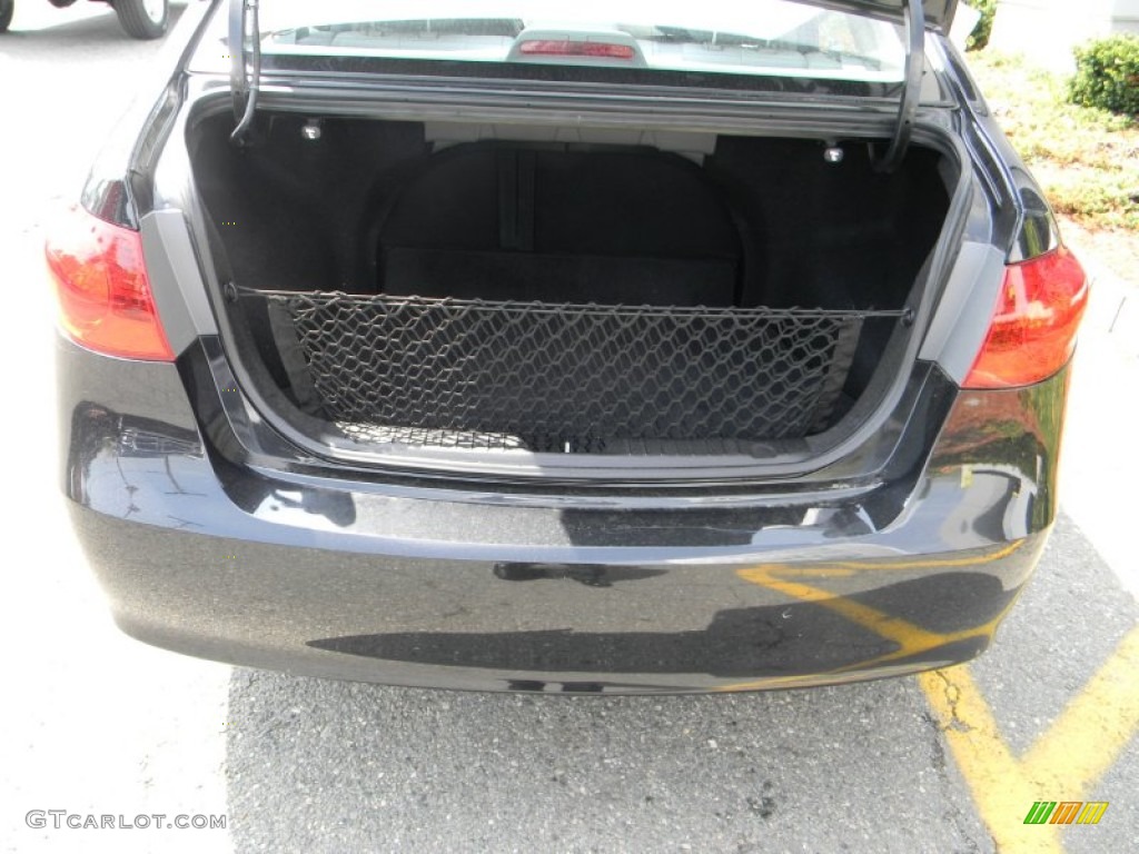 2009 Elantra SE Sedan - Black Pearl / Gray photo #8