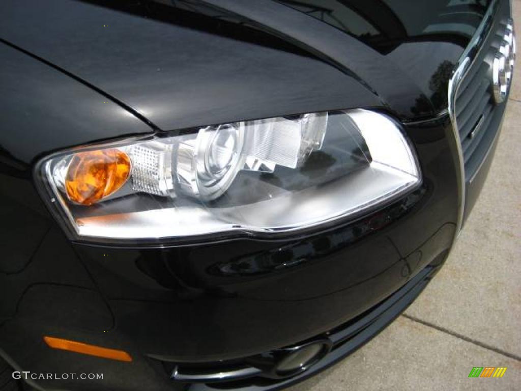2007 A4 3.2 quattro Sedan - Brilliant Black / Beige photo #9