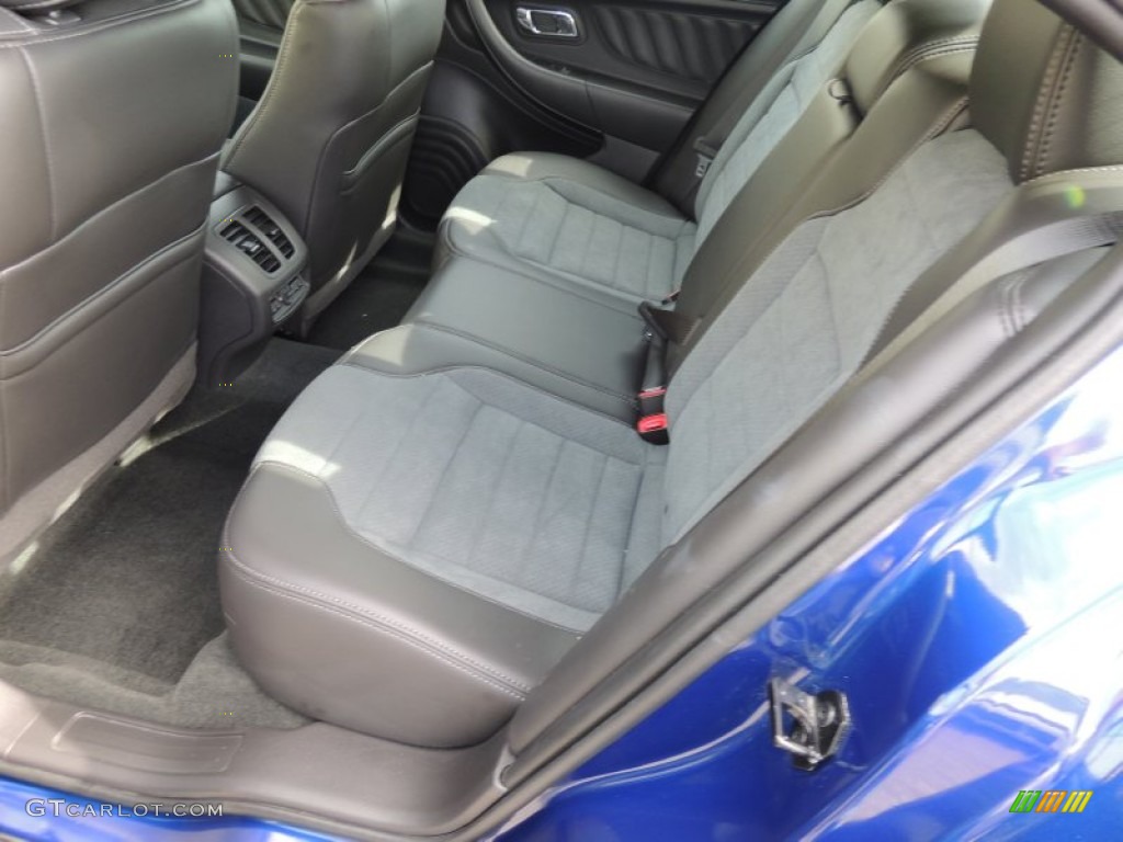 2014 Taurus SHO AWD - Deep Impact Blue / SHO Charcoal Black/Mayan Gray Miko Suede photo #7