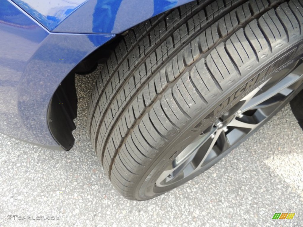 2014 Taurus SHO AWD - Deep Impact Blue / SHO Charcoal Black/Mayan Gray Miko Suede photo #17