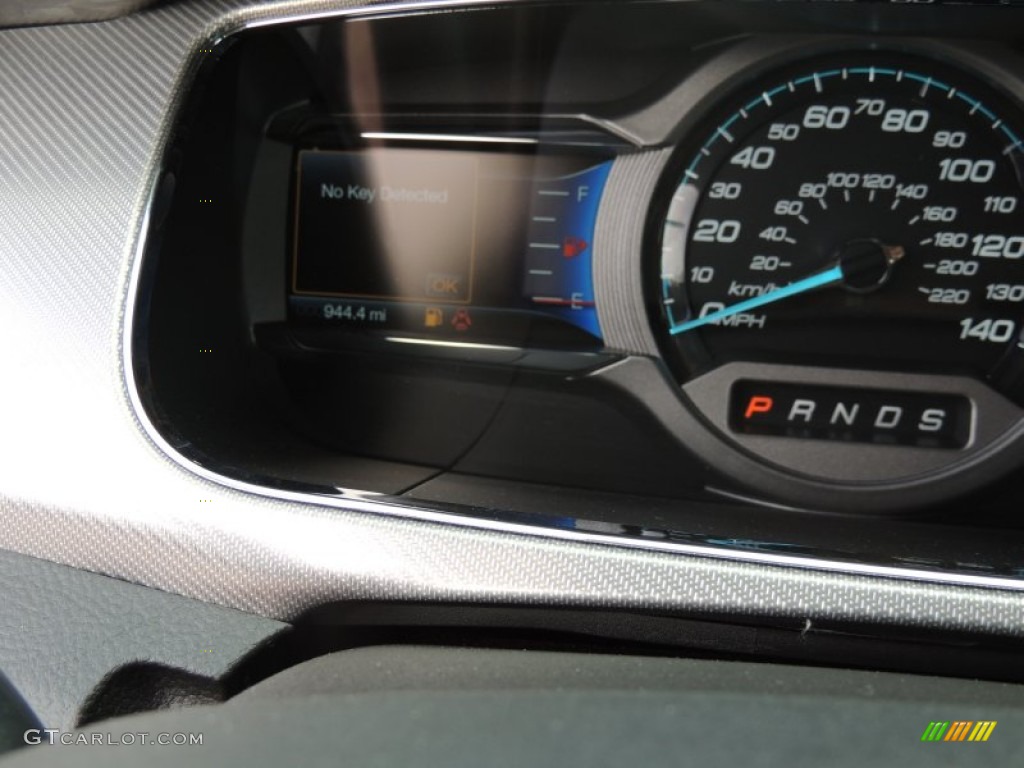 2014 Taurus SHO AWD - Deep Impact Blue / SHO Charcoal Black/Mayan Gray Miko Suede photo #25