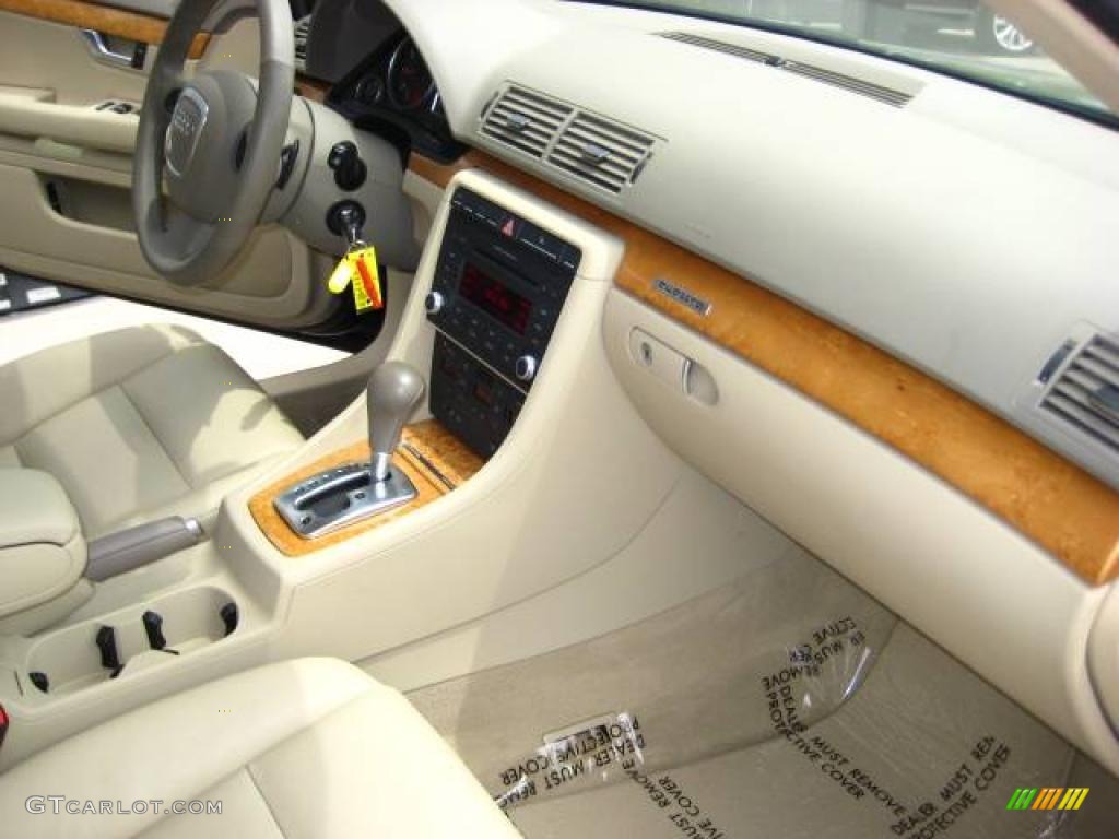 2007 A4 3.2 quattro Sedan - Brilliant Black / Beige photo #16