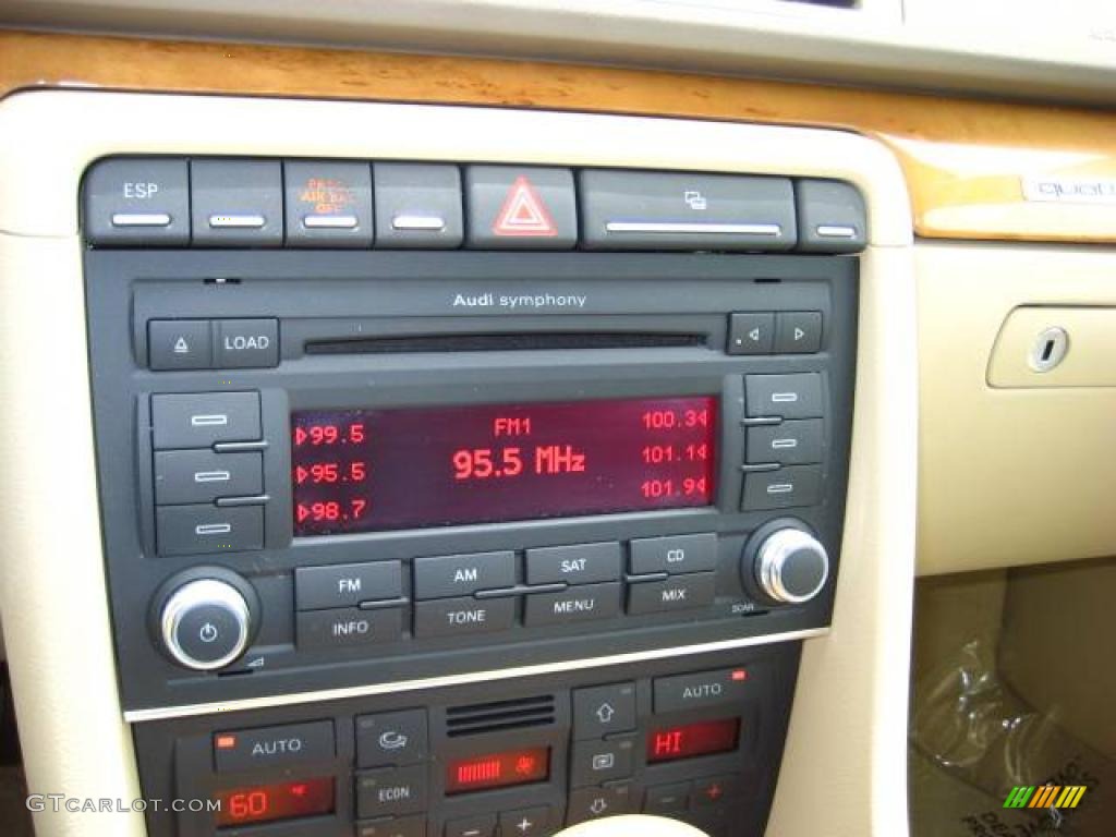 2007 A4 3.2 quattro Sedan - Brilliant Black / Beige photo #17