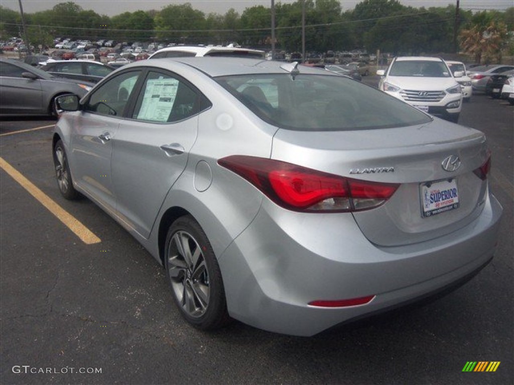 2014 Elantra Limited Sedan - Silver / Black photo #4