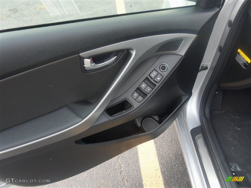 2014 Elantra Limited Sedan - Silver / Black photo #5