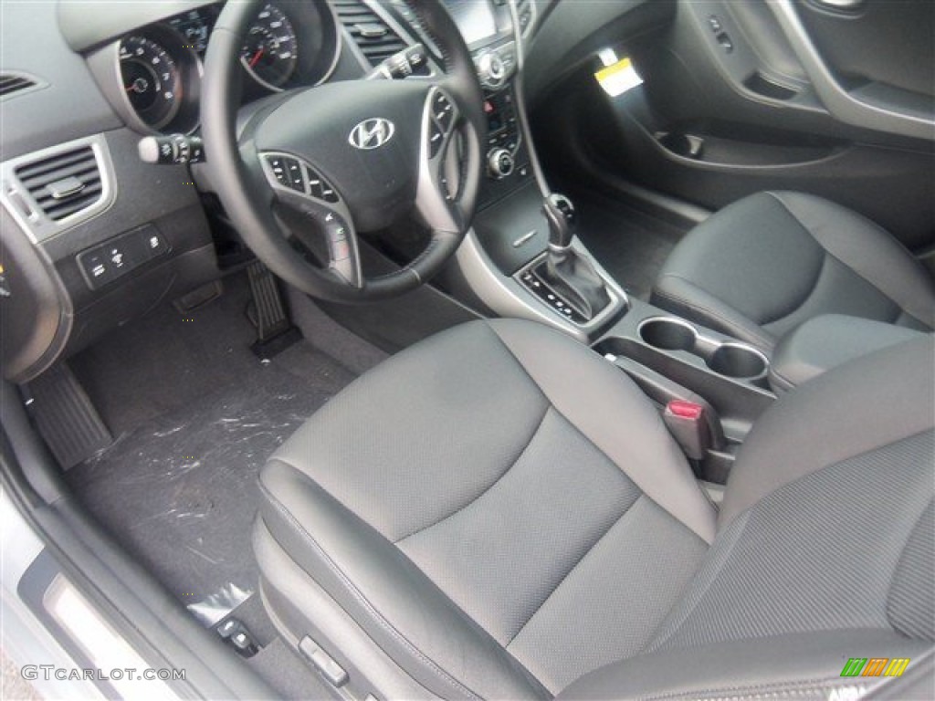 2014 Elantra Limited Sedan - Silver / Black photo #6