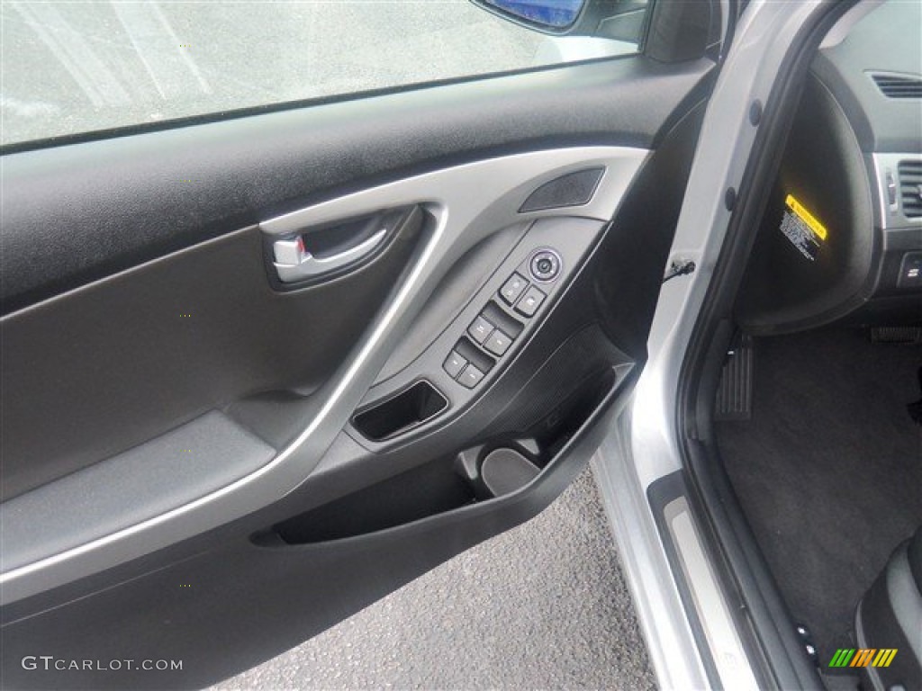 2014 Elantra Limited Sedan - Silver / Black photo #5