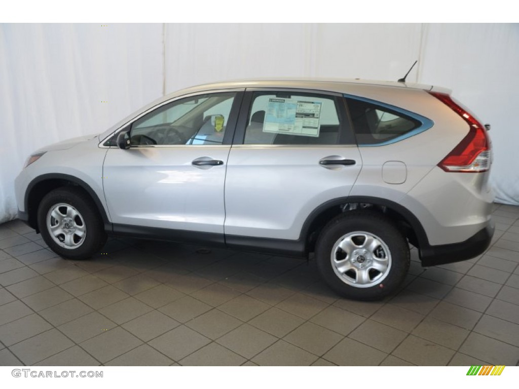 2014 CR-V LX - Alabaster Silver Metallic / Gray photo #8